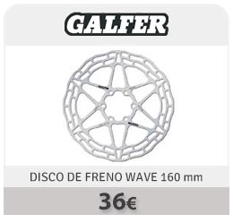 Comprar disco de freno bici trial Galfer 160 milmetros