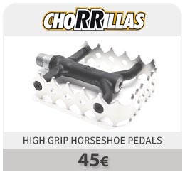 Buy Horseshoe Pedals Aluminium Chorrillas Trials Silver