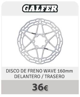 Comprar disco de freno bici trial Galfer 160 milímetros