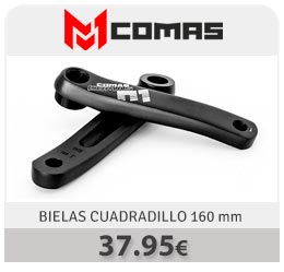 Comprar Juego Bielas Comas Trial Cuadradillo 160 mm