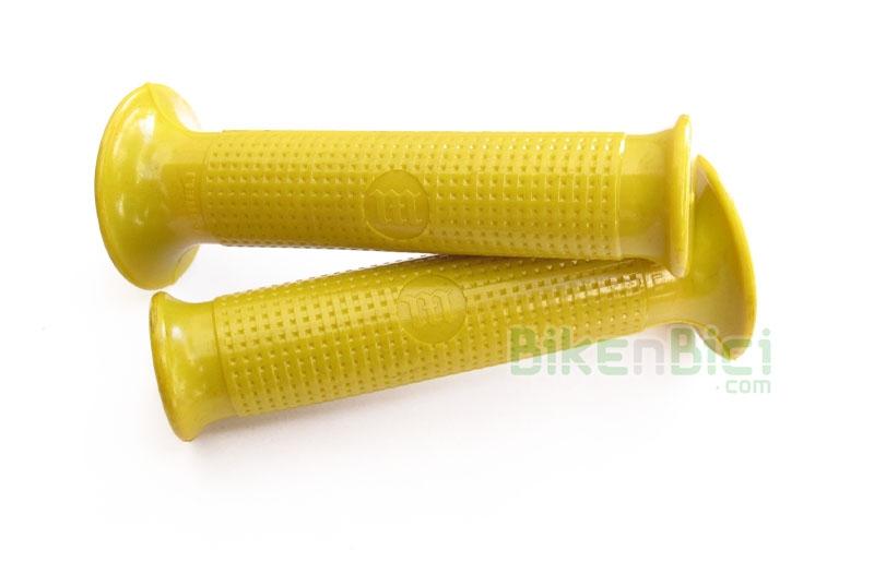 PUÑOS TRIALSIN GONELI MONTESA AMARILLO - Puños réplica de los originales Montesa para la mayoría de modelos de bicicletas Montesa. Color amarillo.