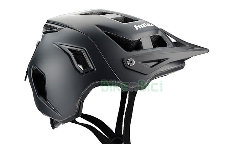 CASCO TRIAL HEBO ORIGIN NEGRO MATE - Casco de la marca Hebo, modelo Origin. Carcasa In-Mold de policarbonato. Regulacin por ruleta posterior. 12 tomas de aire para una buena ventilacin. Acolchado interior desmontable y lavable. Visera ajustable. Cierre por hebilla ajustable. Acabado en color negro mate. 330 gramos de peso.