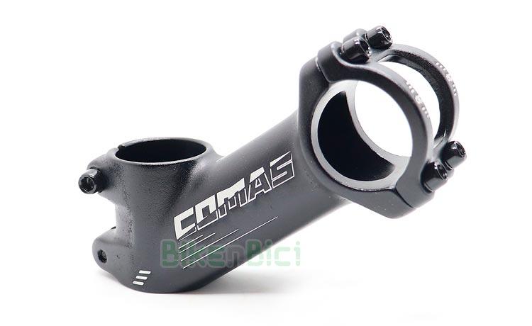 STEM TRIAL COMAS 90 mm 35 - Stem from Comas brand for Trial and Biketrial bicycles. 90 mm long and 35 of inclination. Best fit with Comas handlebars. For 31.8 mm handlebars (oversize). Fits all 1-1/8 forks. Made in forged 3D aluminium 7050-T6. 149 grams of weight.