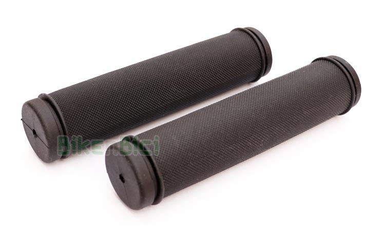 RUBBER GRIPS CLARKS - Rubber grips from Clarks brand. Compatible with all bicycle handlebars. Black finished. 95 grams of weight (pair).