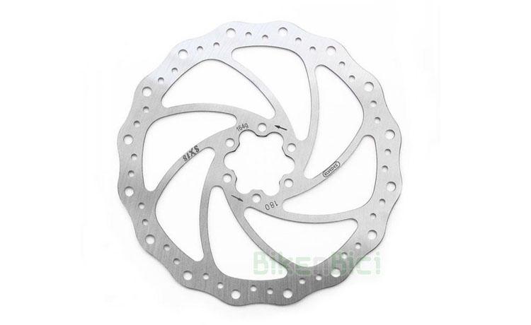 DISCO FRENO TRIAL ELVEDES SX16 160 mm - Disco de freno SX16 de la marca holandesa Elvedes. Acero inoxidable de alta calidad. 160 mm de dimetro. 1.8 mm de grosor. Para freno delantero y trasero. Sistema internacional de 6 tornillos (ISO). Incluye tornillos para fijacin al buje. 136 gramos.