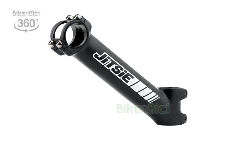 POTENCIA TRIAL JITSIE 180mm 35º - Potencia de la marca Jitsie para bicicletas de Biketrial y Trial. Medida de 180 mm de longitud y 35ª de inclinación. Medida de manillar de 31.8mm (oversize). Para horquillas con la caña de 1-1/8. Fabricada en aluminio 6061-T6. Peso 233 gramos.