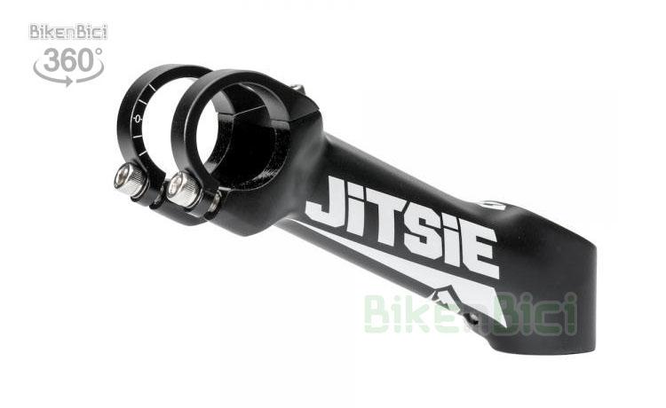 POTENCIA TRIAL JITSIE RACE 130mm 25º - Potencia de la marca Jitsie para bicicletas de Biketrial y Trial. Gama de RACE de altas prestaciones. 3D forged y mecanizada en CNC. Medida de 130mm de longitud y 25º de inclinación. Medida de manillar de 31.8mm (oversize). Para horquillas con la caña de 1-1/8