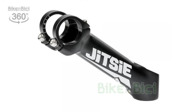 POTENCIA TRIAL JITSIE RACE 150mm 35º - Potencia de la marca Jitsie para bicicletas de Biketrial y Trial. Gama de RACE de altas prestaciones. 3D forged y mecanizada en CNC. Medida de 150mm de longitud y 35º de inclinación. Medida de manillar de 31.8mm (oversize). Para horquillas con la caña de 1-1/8